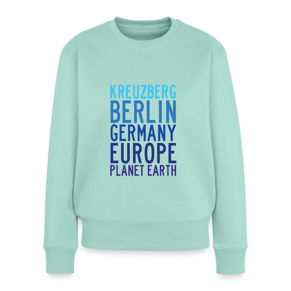 Kreuzberg - Planet Earth - Frauen Premium Pullover - Mint 