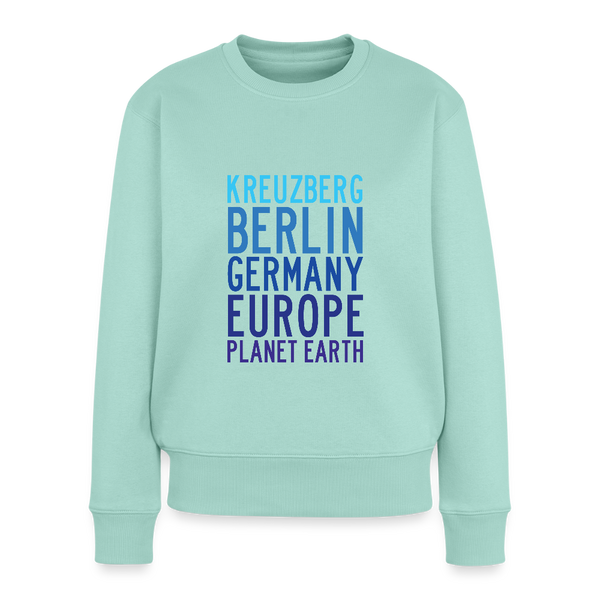 Kreuzberg - Planet Earth - Frauen Premium Pullover - Mint 