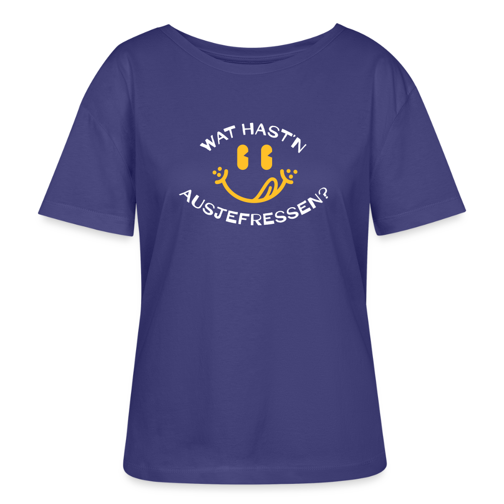 Wat Hast’n Ausjefressen - Relaxed Rundhals Frauen Bio-T-Shirt - Dämmerung