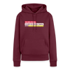Eilmeldung: Is mir Schnurz Piepe! - Frauen Premium Hoodie - Burgunderrot