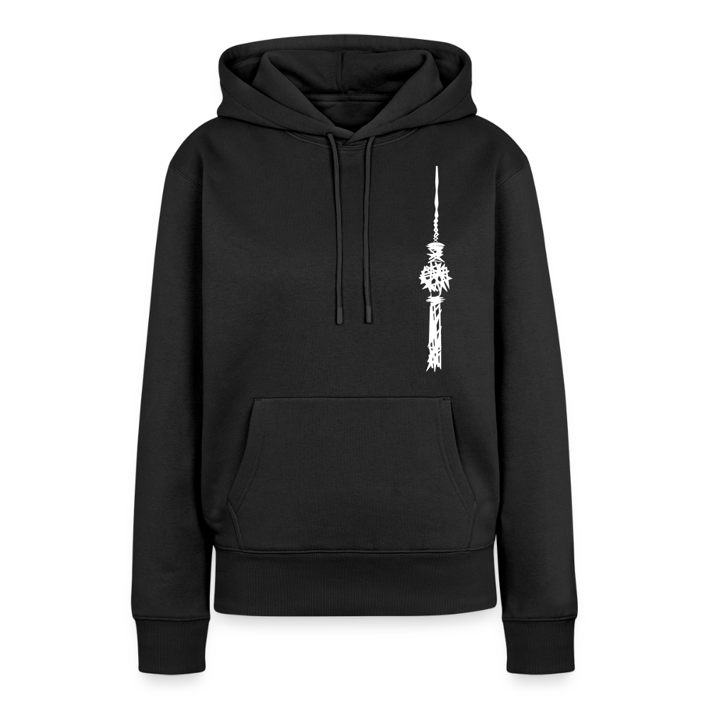 Fernsehturm Zick zack - Frauen Premium Hoodie - Schwarz