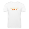 Quatsch keen Tofu! - Unisex Bio T-Shirt - Weiß