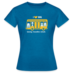I love BVG - Frauen Premium T-Shirt