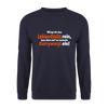 Würgt dir das Leben Chilis rein, lass dich auf 'ne scharfe Currywurst ein! - Unisex Pullover - Navy
