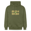 Keen Bock uff Heck Meck - Hoodie - Militärgrün