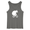 Fahrradbär - Männer Tank Top - Anthrazit