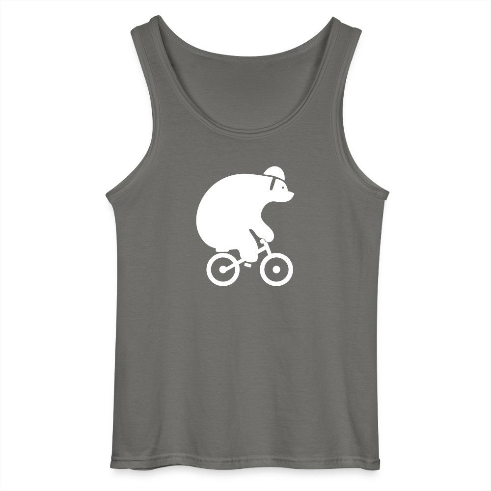 Fahrradbär - Männer Tank Top - Anthrazit