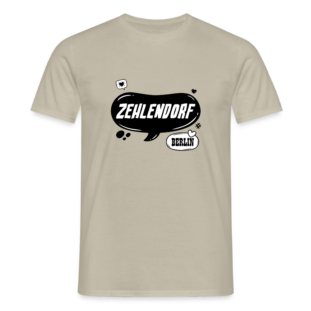 Zehlendorf Berlin - Männer Premium T-Shirt - Sandbeige