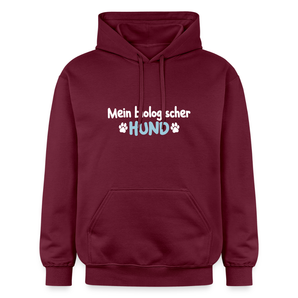 Mein biologischer Hund. - Hoodie - Maroon