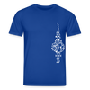 Fernsehturm der Noten - Unisex Bio T-Shirt - Dunkelblau