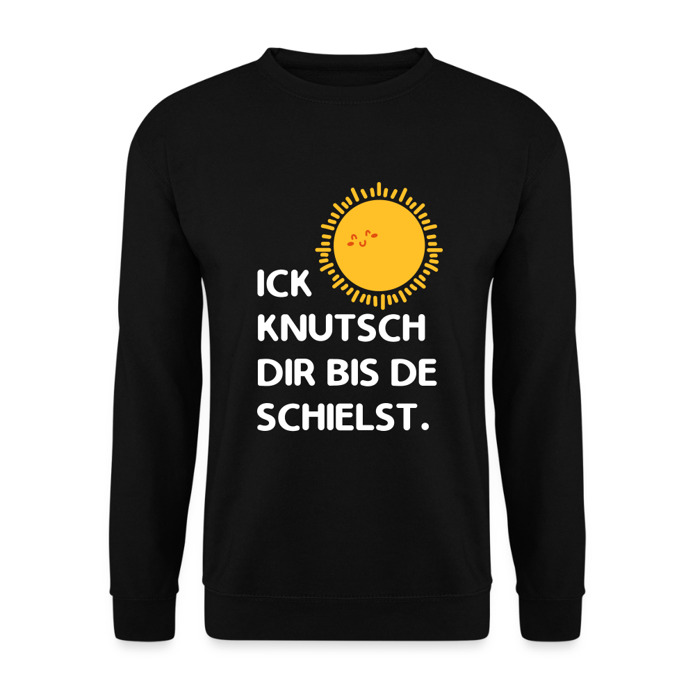 Ick knutsch dir Sonne! - Unisex Pullover - Schwarz