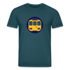 U-Bahntunnel - Unisex Bio T-Shirt - Dunkles Petrol