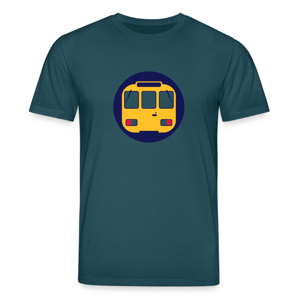 U-Bahntunnel - Unisex Bio T-Shirt - Dunkles Petrol