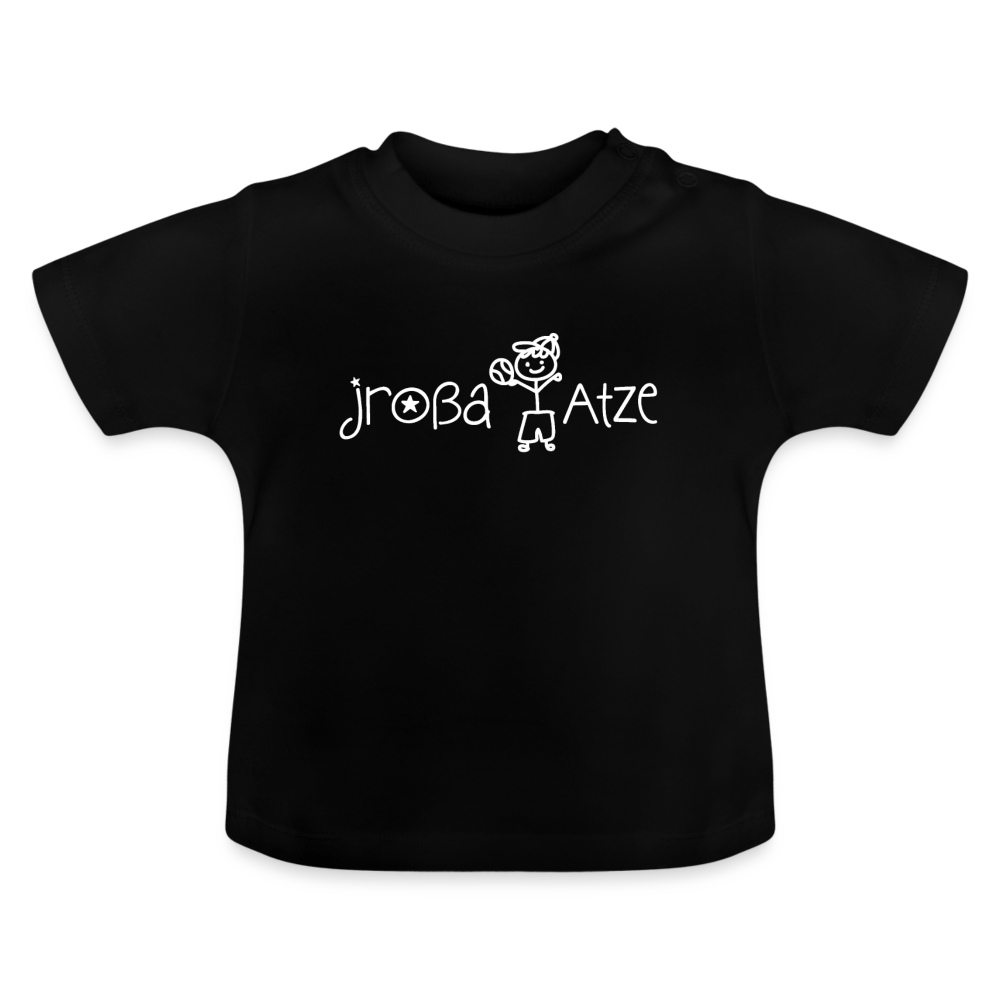 Jroßa atze - Baby T-Shirt - Schwarz