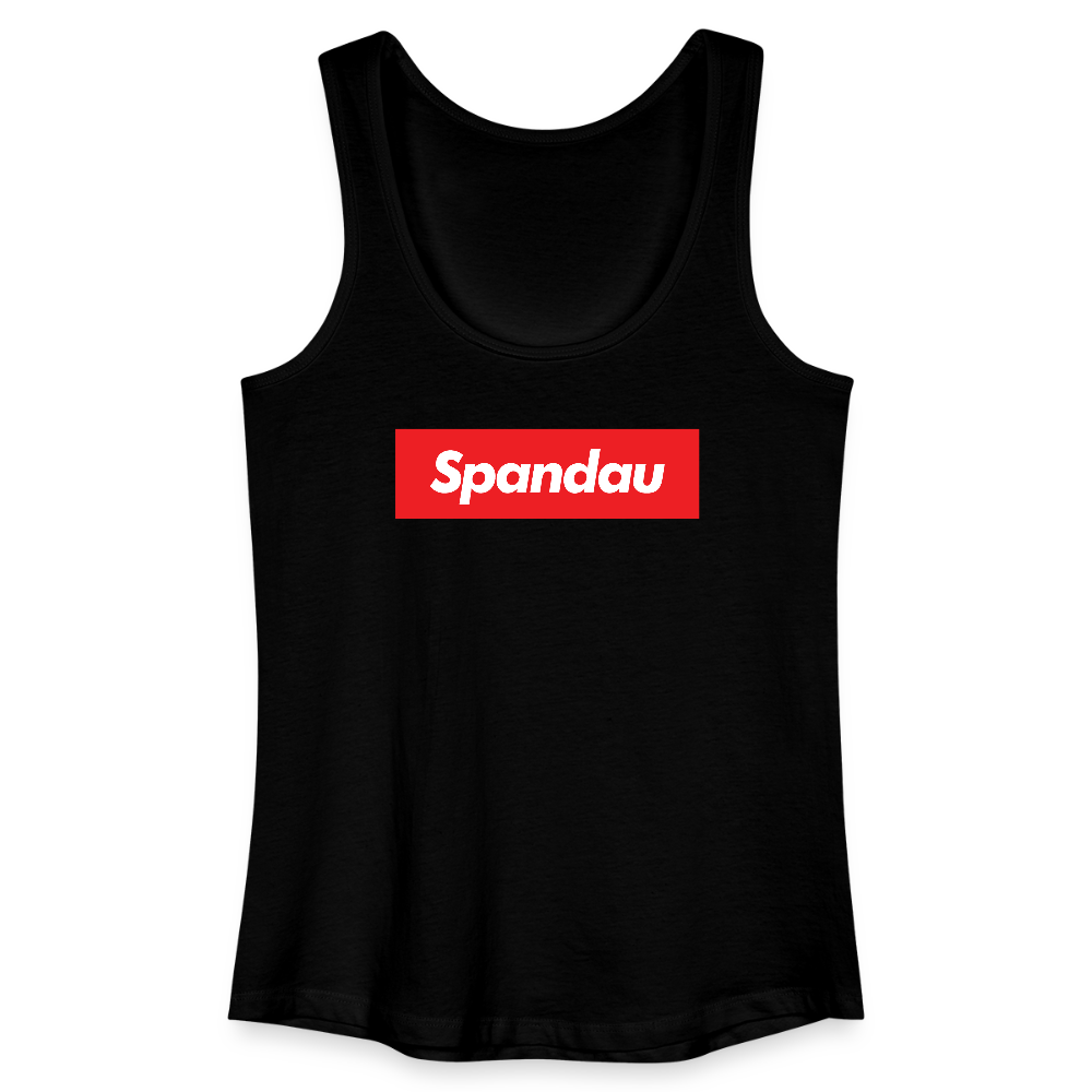 Spandau rot - Frauen Bio Tank Top - Schwarz