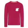 Schnauze Bär - Kinder Langarmshirt - dunkles Pink