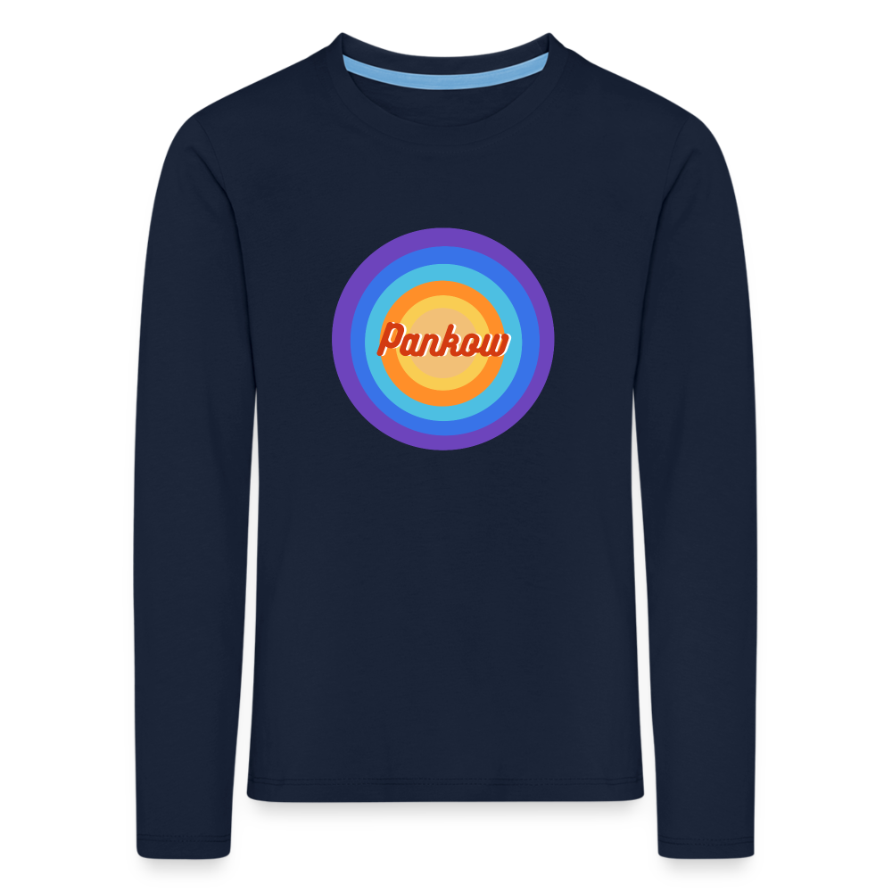 Pankow Retro - Kinder Langarmshirt - Navy