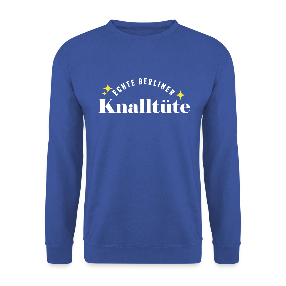 Echte Berliner Knalltüte - Unisex Pullover - Royalblau