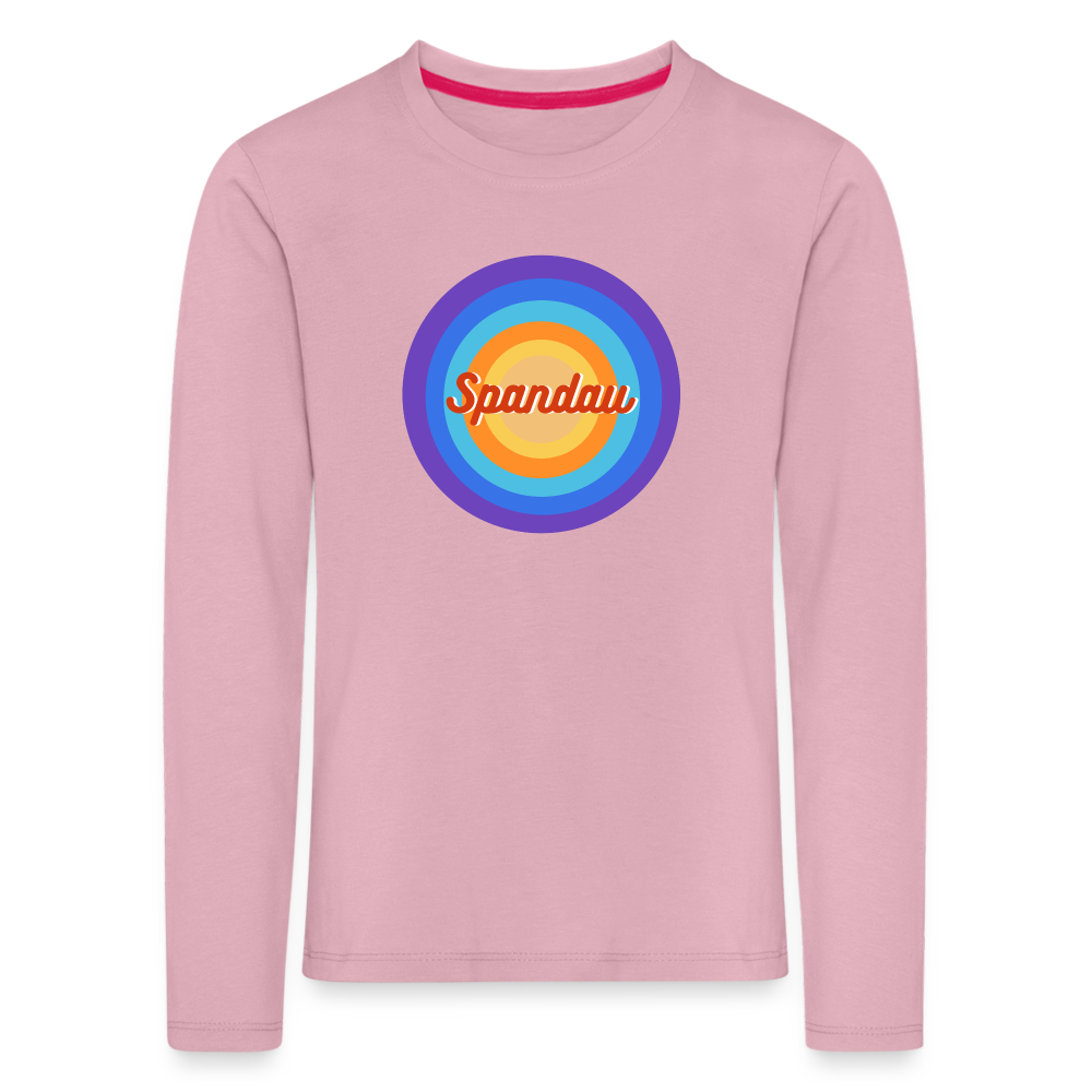 Spandau Retro - Kinder Langarmshirt - Hellrosa