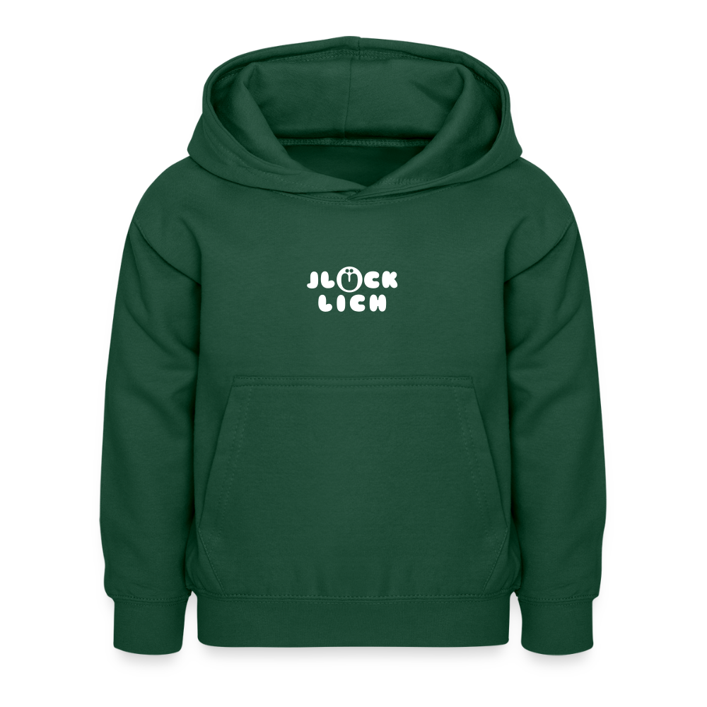 Jlücklich - Kinder Hoodie - Flaschengrün