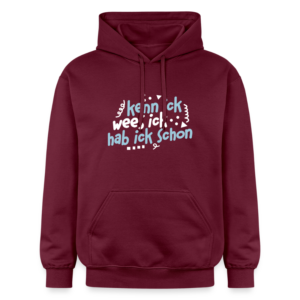 kenn ick wees ick hab ick schon - Hoodie - Maroon