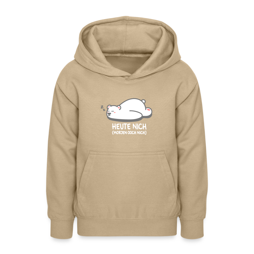 Heute nich! - Teenager Hoodie - Sand