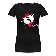 Berlin Klecks Hund - Frauen Premium T-Shirt