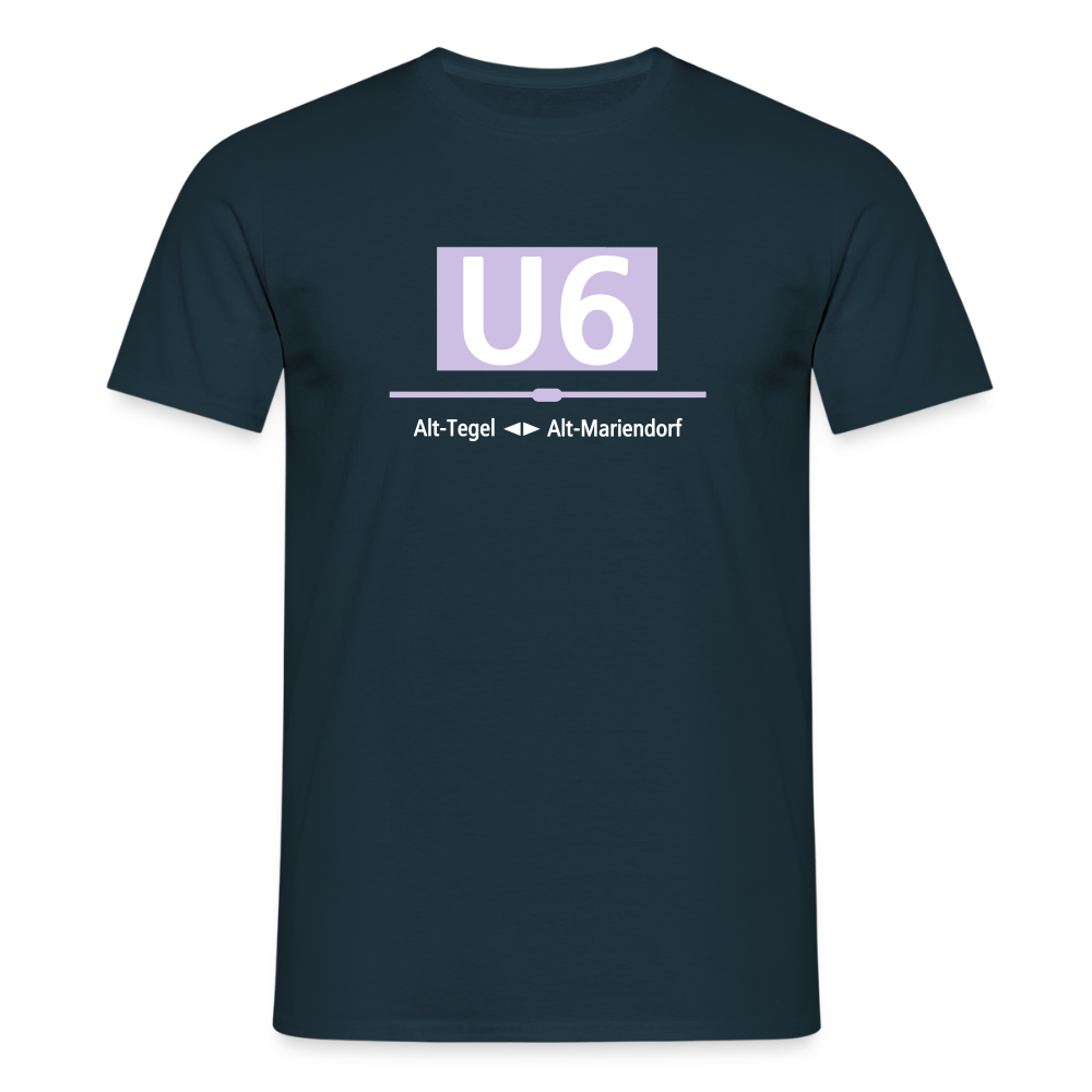 U6 - Männer Premium T-Shirt - Navy