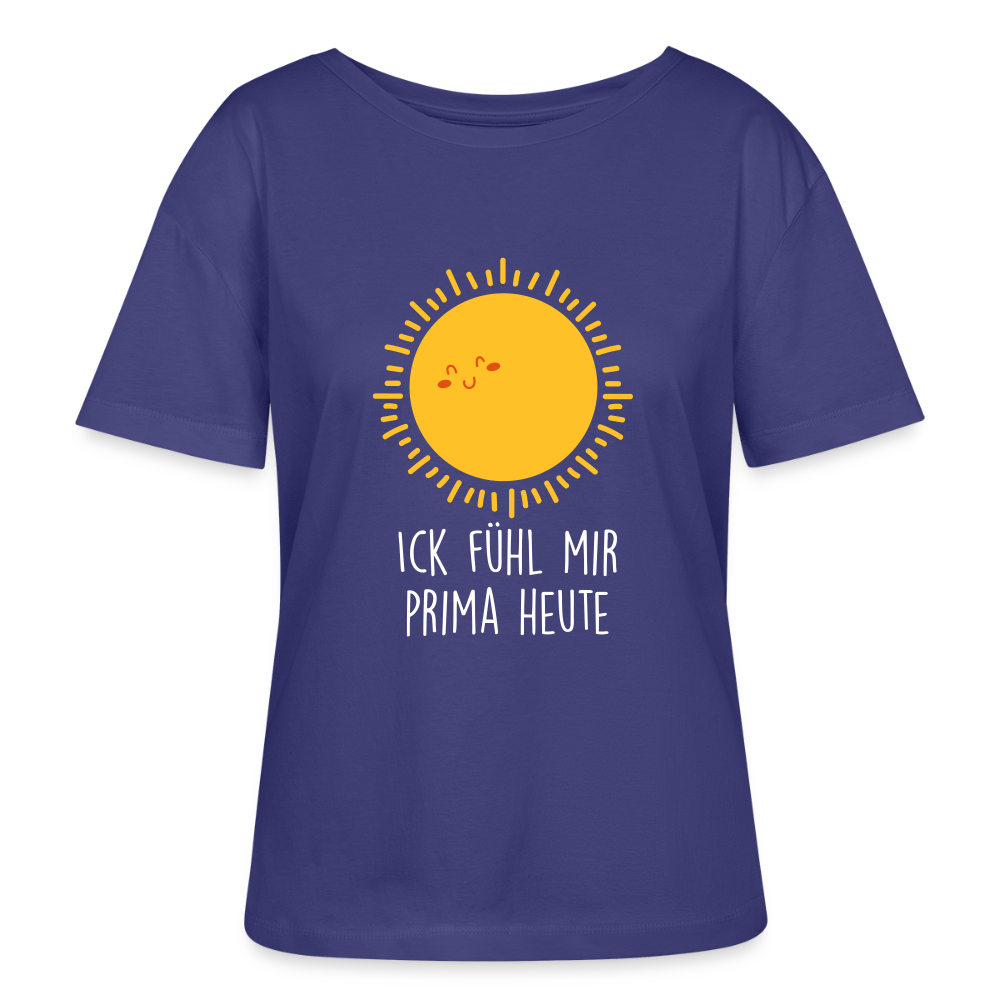 Ick fühl mir prima - Relaxed Rundhals Frauen Bio-T-Shirt - Dämmerung