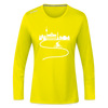 Aus der Stadt - Frauen Sport Langarmshirt - Neongelb