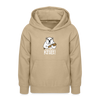Pass ma uff Keule - Teenager Hoodie - Sand