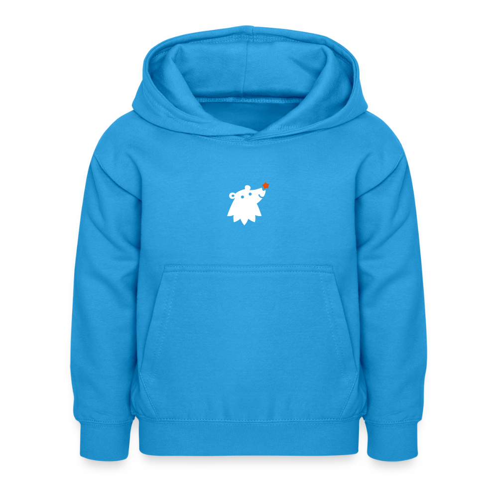 Schnauze Bär - Kinder Hoodie - Meeresblau