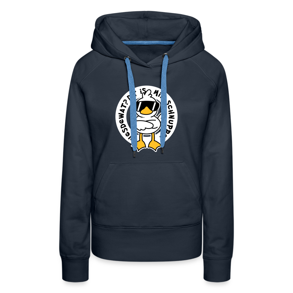 Wesdewat? - Frauen Premium Hoodie - Navy