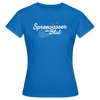 Spreewasser im Blut - Frauen Premium T-Shirt - Royalblau