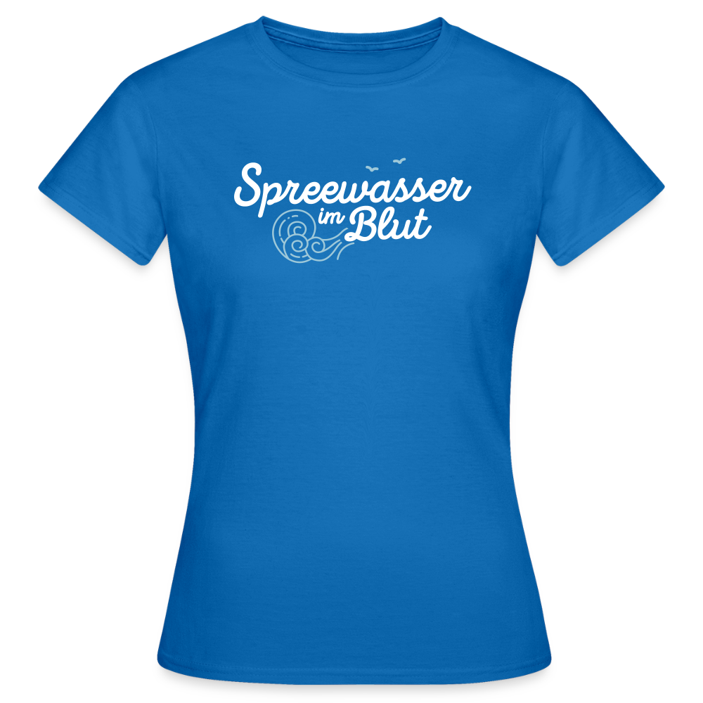 Spreewasser im Blut - Frauen Premium T-Shirt - Royalblau