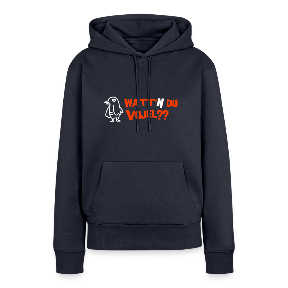 Watt'n du Vojel - Frauen Premium Hoodie - Navy