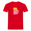 Ick kieke, staune, wunda mir, wie'n kühles Bier jefällt mir hier - Männer Premium T-Shirt - Rot