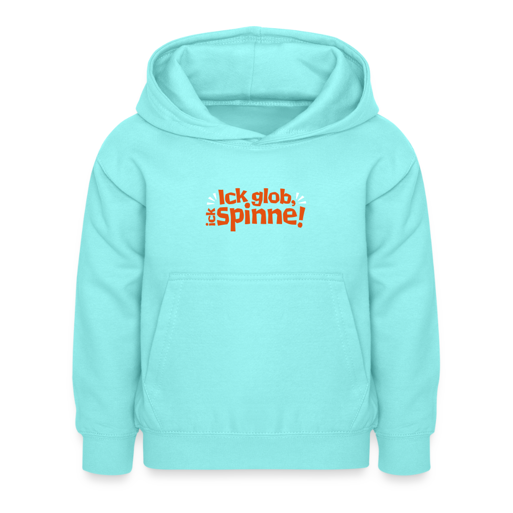 Ick glob, ick spinne! - Kinder Hoodie - Pfefferminze