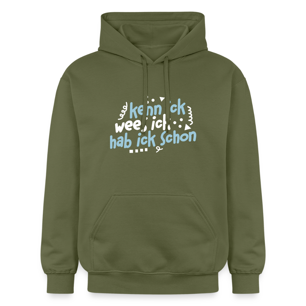 kenn ick wees ick hab ick schon - Hoodie - Militärgrün