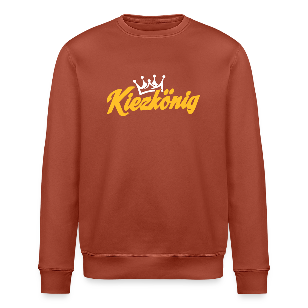 Kiezkönig - Unisex Bio Sweatshirt - Terrakotta