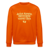 Juter Kumpel ist besser als warmet Bier - Unisex Bio Sweatshirt - Tieforange