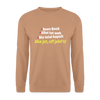 aba jut, uff jeht's! - Unisex Pullover - Mocca