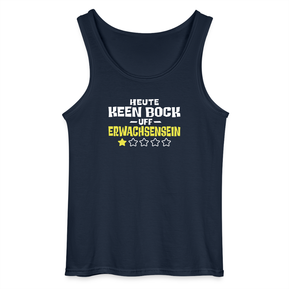 Keen Bock uff Erwachsensein - Männer Tank Top - Navy