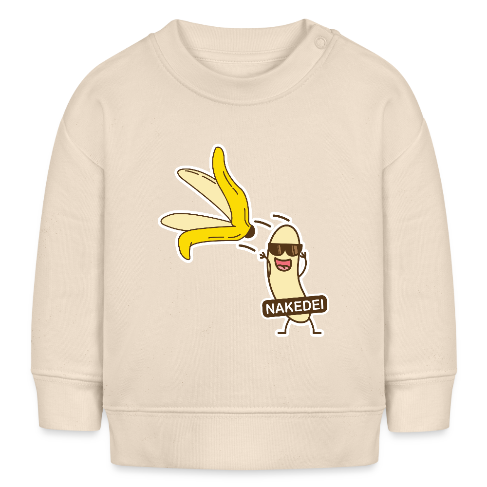 Nakedei - Baby Bio Pullover - Weißgrau