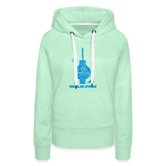 Berlin Stars - Blau - Frauen Premium Hoodie