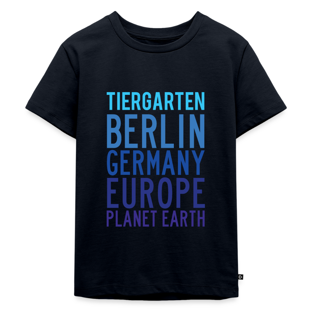 Tiergarten Planet Earth - Kinder Premium T-Shirt - Navy