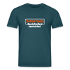 Juten Tach, Backfeifenjesichta! - Unisex Bio T-Shirt - Dunkles Petrol