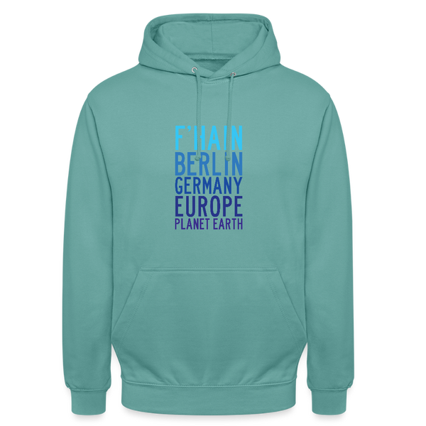F'hain - Planet Earth - Unisex Hoodie - Pastelltürkis