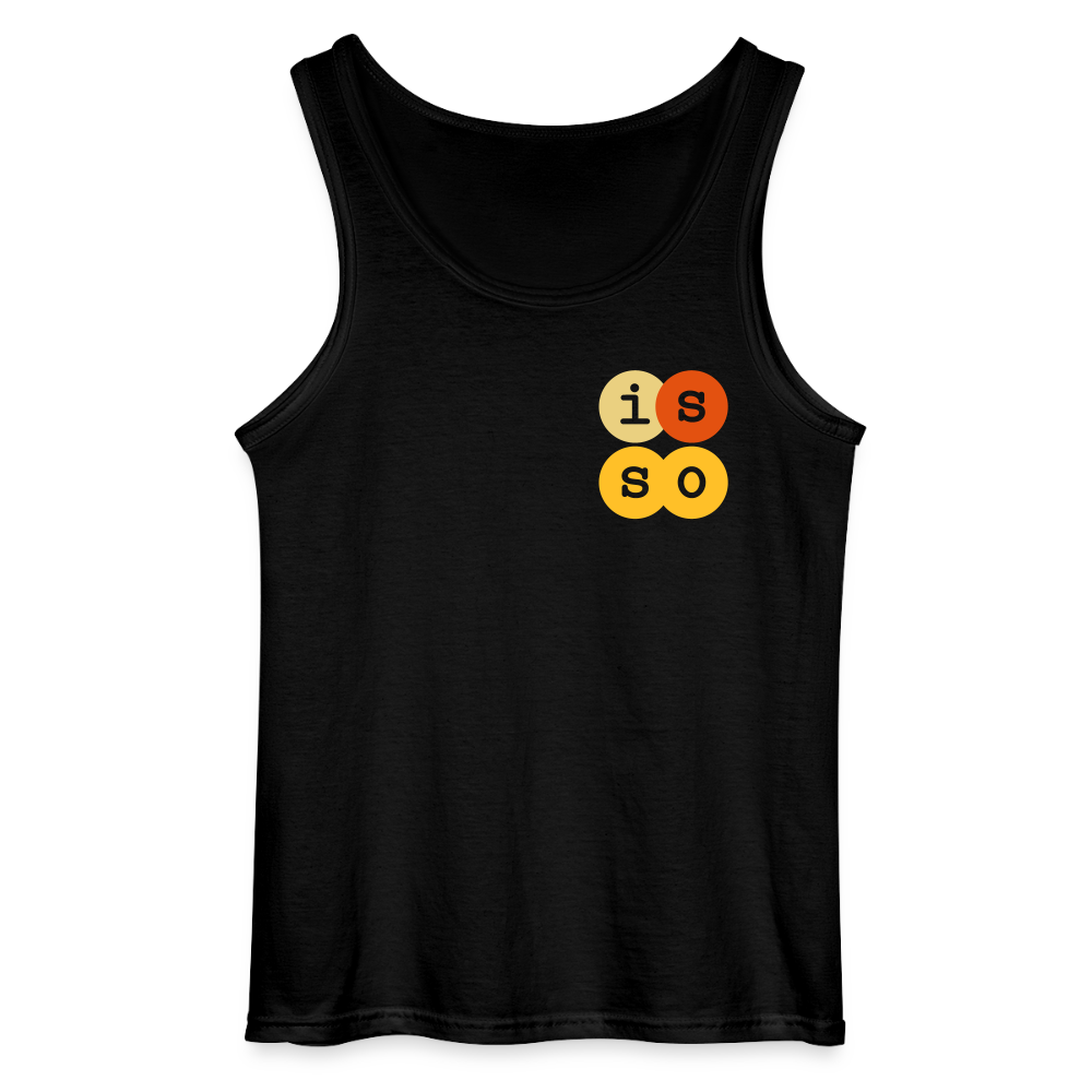 IsSo - Männer Tank Top - Schwarz