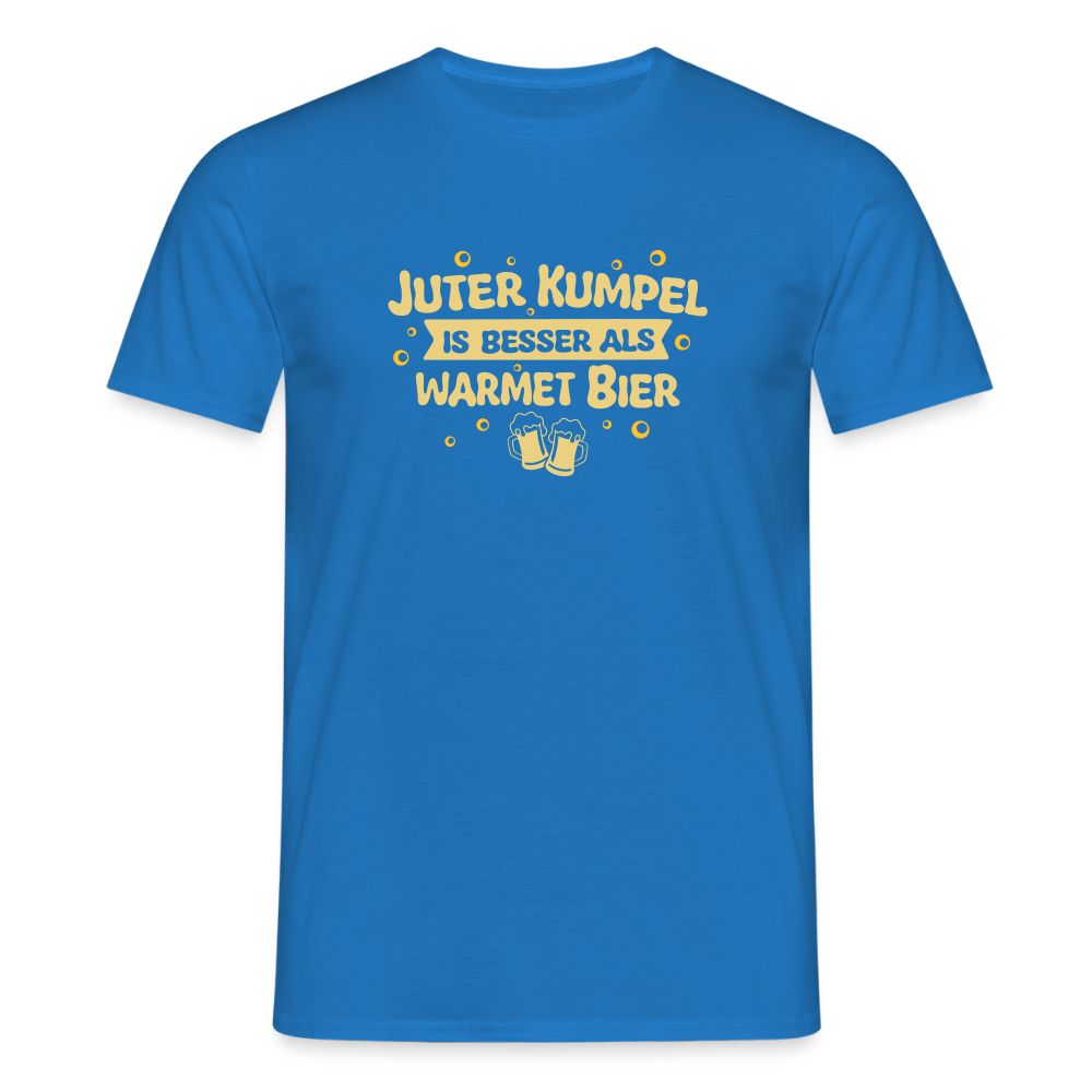 Juter Kumpel ist besser als warmet Bier - Männer Premium T-Shirt - Royalblau